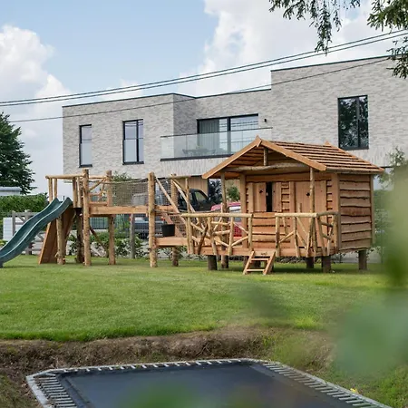 Nieuw - De Grenspaal Oost 7p - 3slpk - Sauna - Laadpaal بيت للعطل